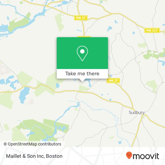 Mapa de Maillet & Son Inc