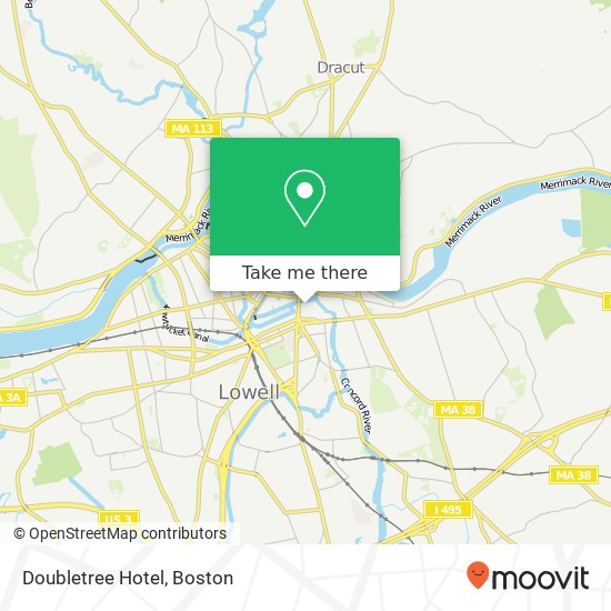 Doubletree Hotel map