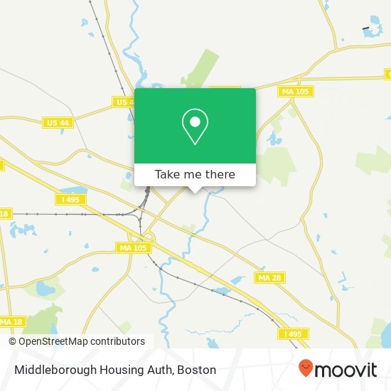 Middleborough Housing Auth map