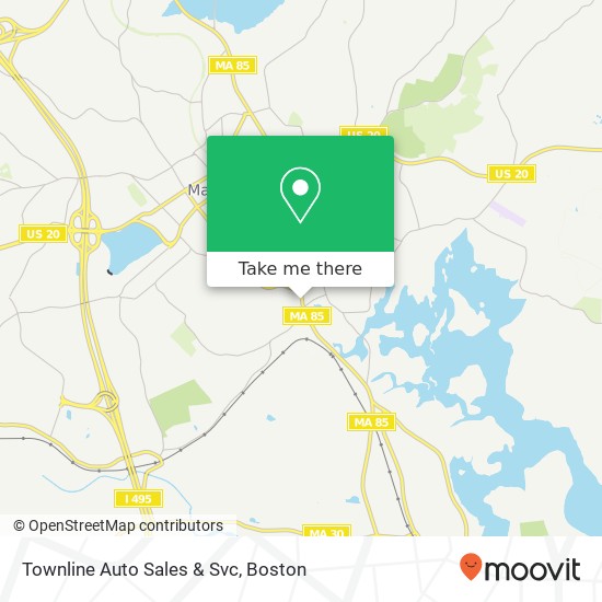 Townline Auto Sales & Svc map