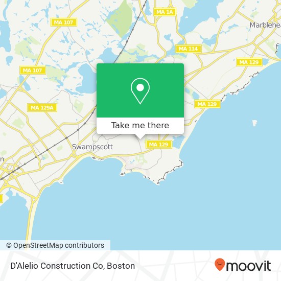 D'Alelio Construction Co map