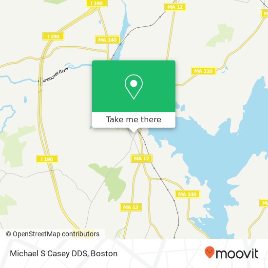 Michael S Casey DDS map