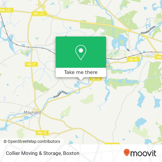 Mapa de Collier Moving & Storage