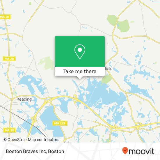 Boston Braves Inc map