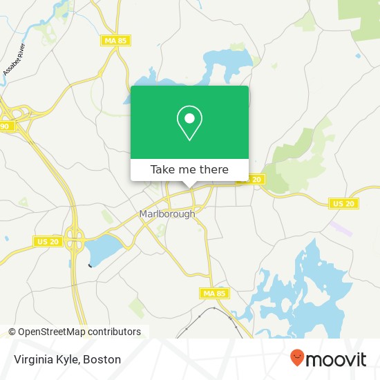 Virginia Kyle map