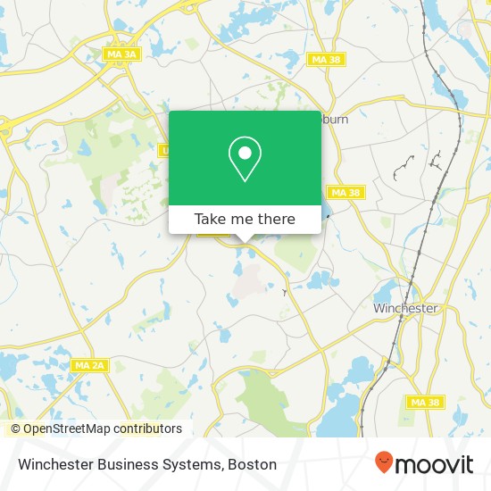 Winchester Business Systems map