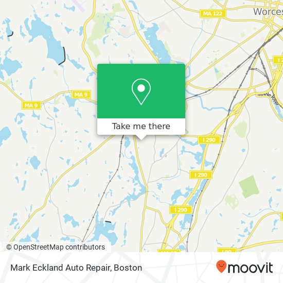 Mark Eckland Auto Repair map