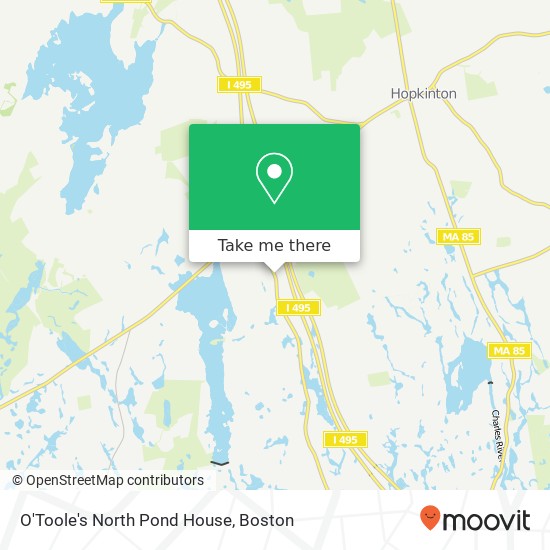 Mapa de O'Toole's North Pond House