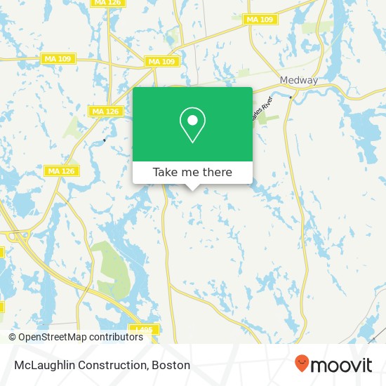 Mapa de McLaughlin Construction
