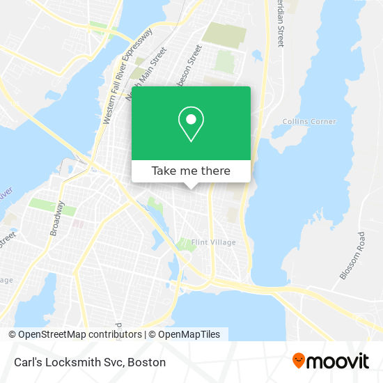 Carl's Locksmith Svc map