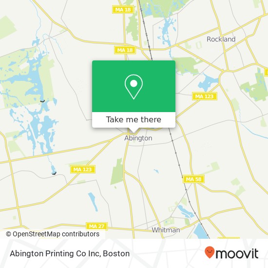 Mapa de Abington Printing Co Inc