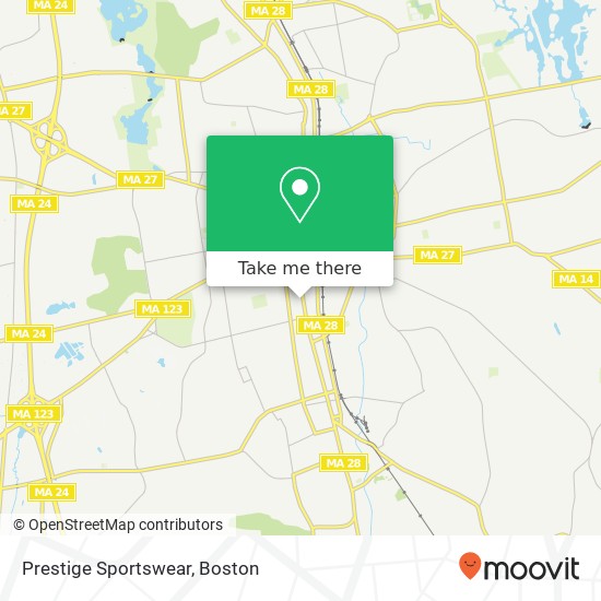 Prestige Sportswear map