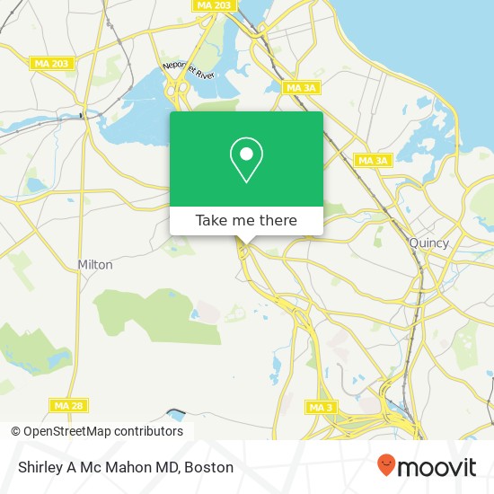 Shirley A Mc Mahon MD map