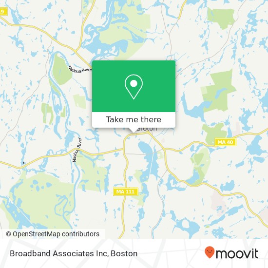 Broadband Associates Inc map