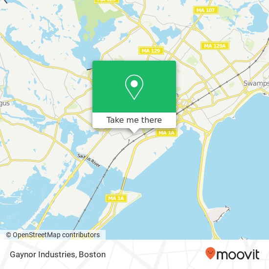 Gaynor Industries map