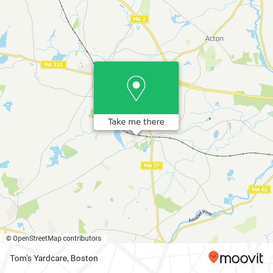 Tom's Yardcare map