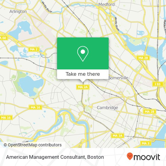 Mapa de American Management Consultant