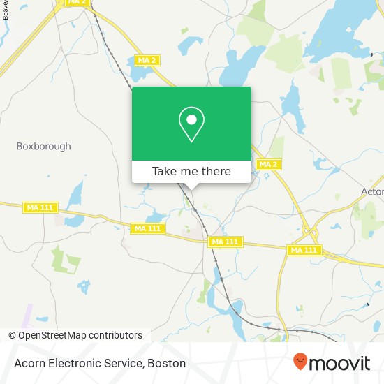 Acorn Electronic Service map