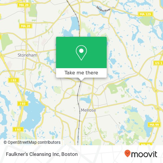 Mapa de Faulkner's Cleansing Inc