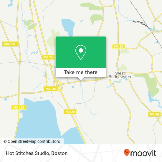 Hot Stitches Studio map