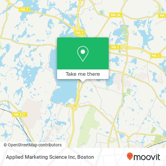 Mapa de Applied Marketing Science Inc