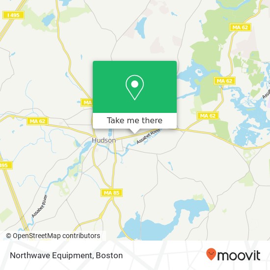 Mapa de Northwave Equipment