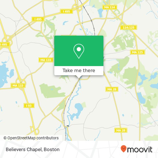 Believers Chapel map