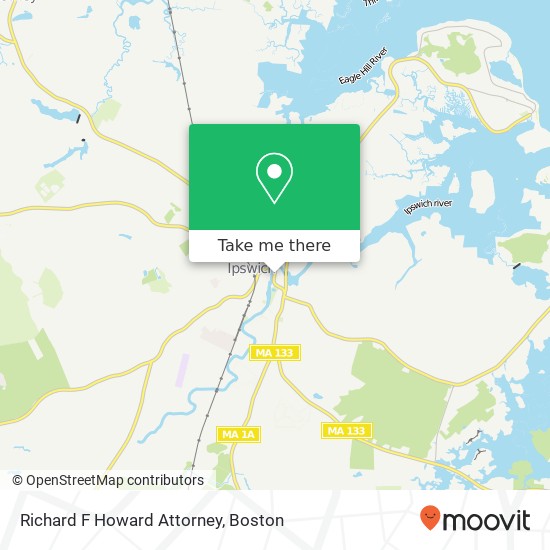 Mapa de Richard F Howard Attorney