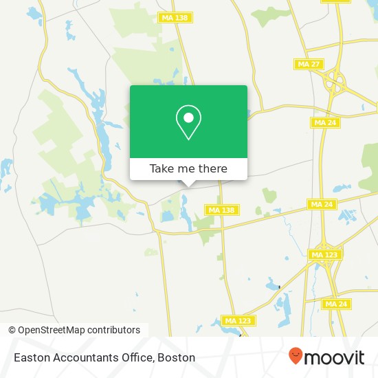 Easton Accountants Office map