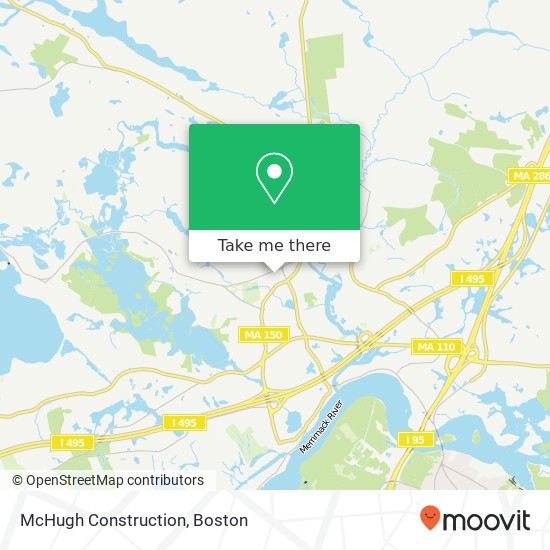 Mapa de McHugh Construction