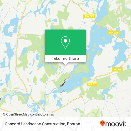 Mapa de Concord Landscape Construction