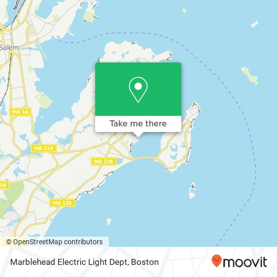 Marblehead Electric Light Dept map