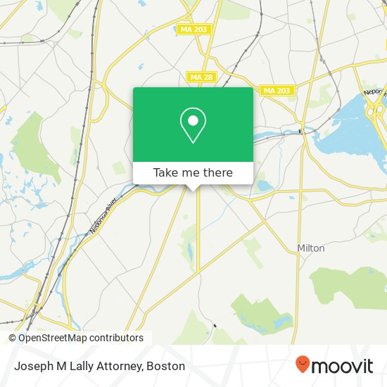 Joseph M Lally Attorney map