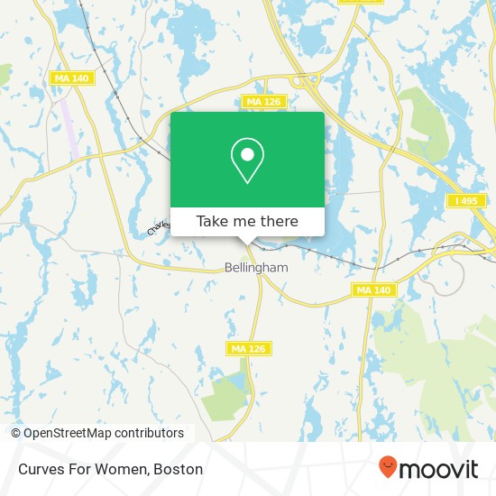 Curves For Women map