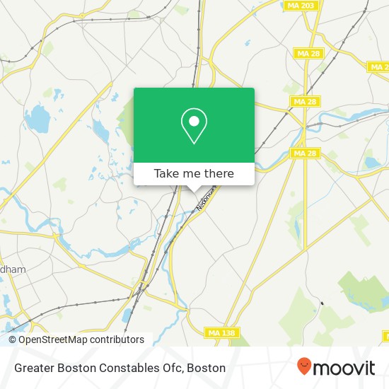 Mapa de Greater Boston Constables Ofc