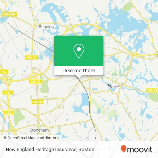Mapa de New England Heritage Insurance