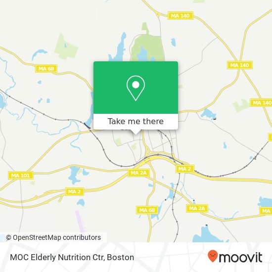 MOC Elderly Nutrition Ctr map