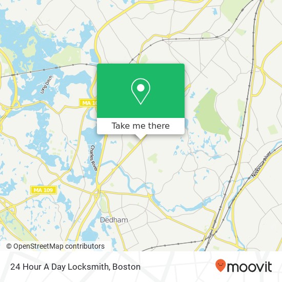 Mapa de 24 Hour A Day Locksmith