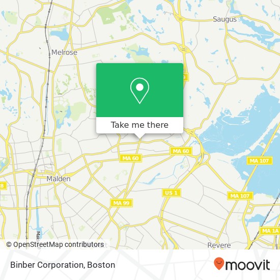 Binber Corporation map