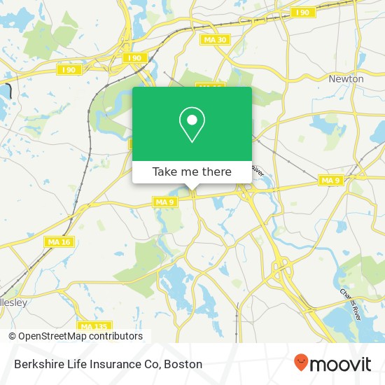 Mapa de Berkshire Life Insurance Co