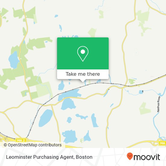 Mapa de Leominster Purchasing Agent