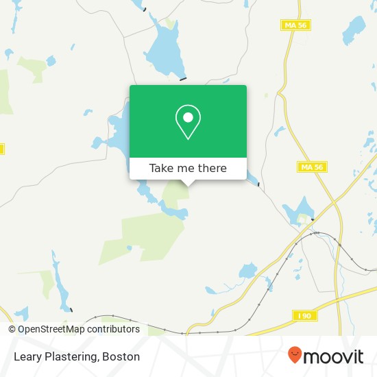 Leary Plastering map