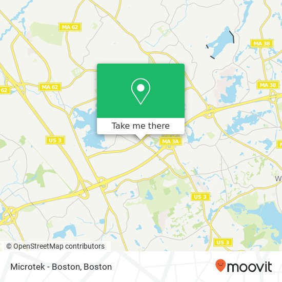 Mapa de Microtek - Boston