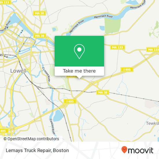 Mapa de Lemays Truck Repair