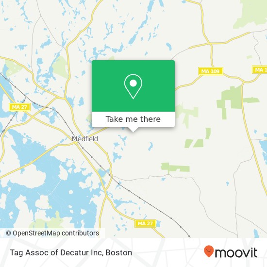 Tag Assoc of Decatur Inc map