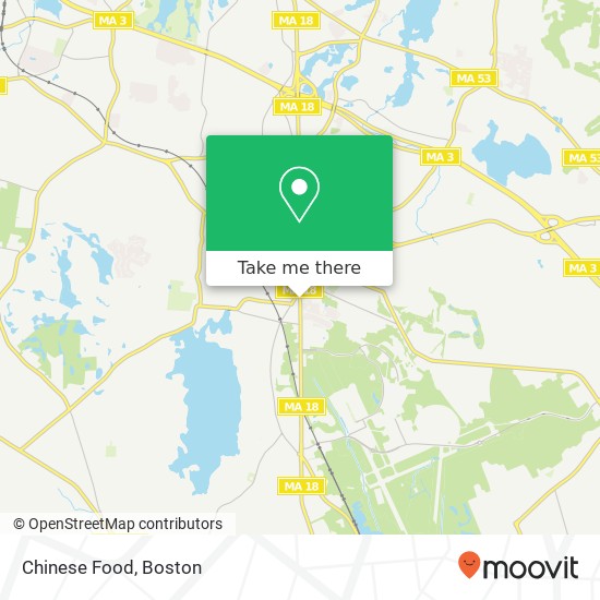 Chinese Food map