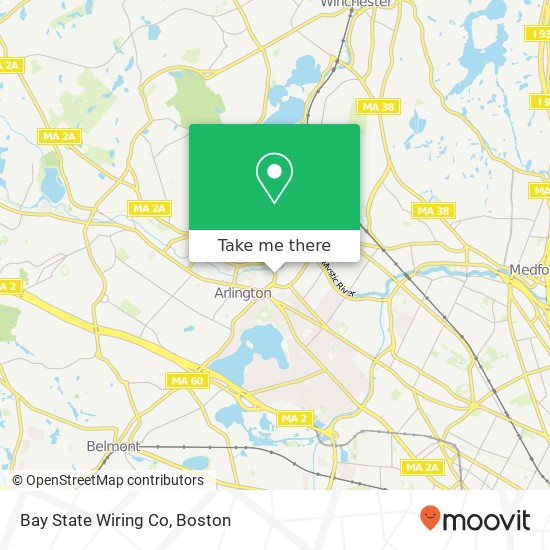 Bay State Wiring Co map