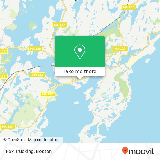 Fox Trucking map