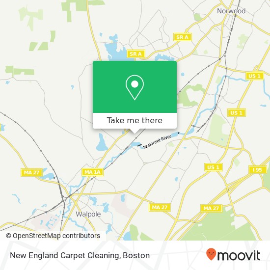 Mapa de New England Carpet Cleaning