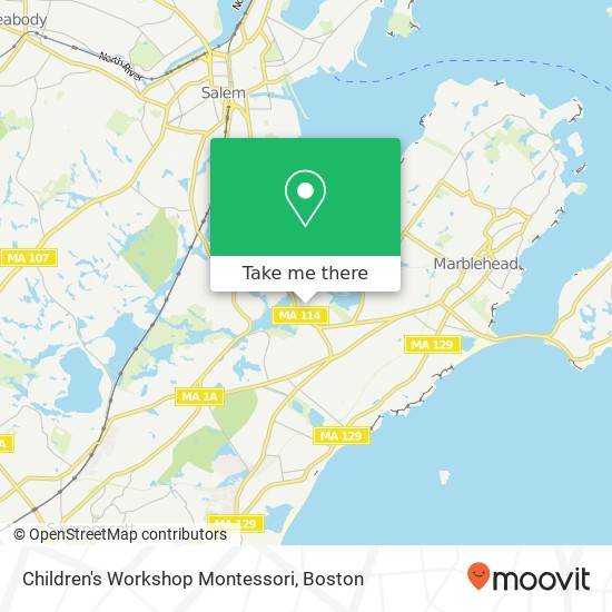 Mapa de Children's Workshop Montessori